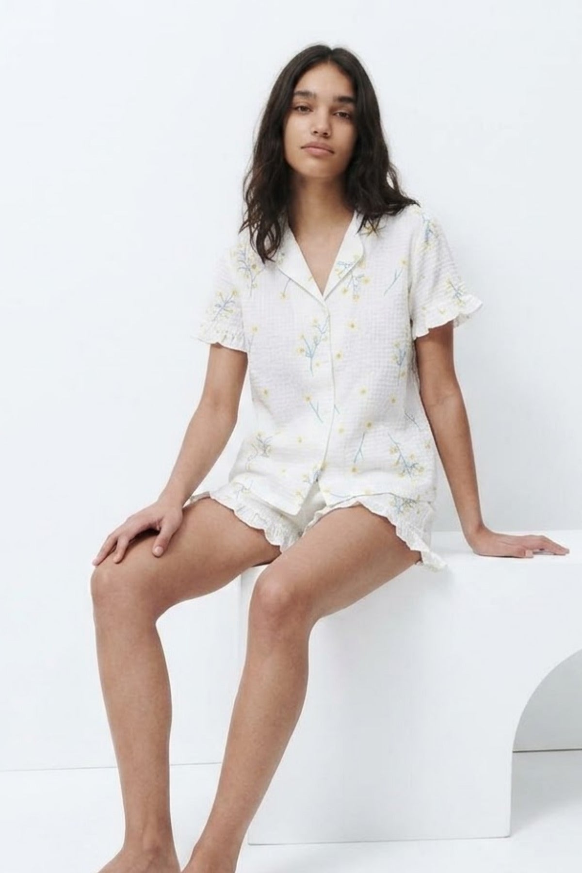 Kadın Desenli Trend Pijama Takımı
