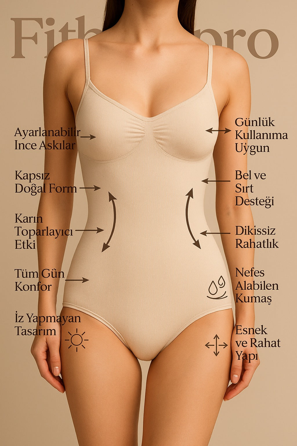 Fitbodypro - Toparlayıcı Korse