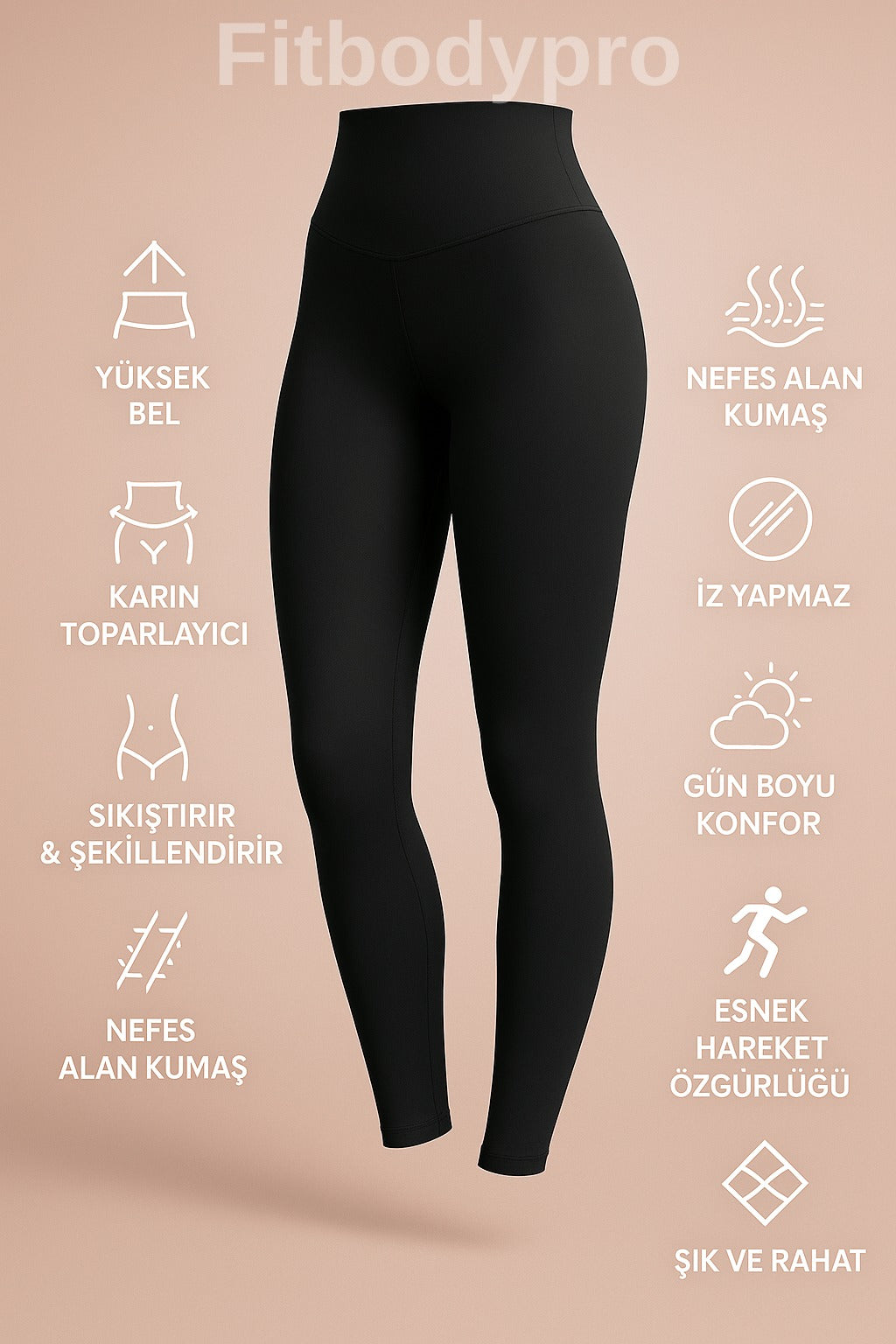 Fitbodypro - Ultra Toparlayıcı Tayt