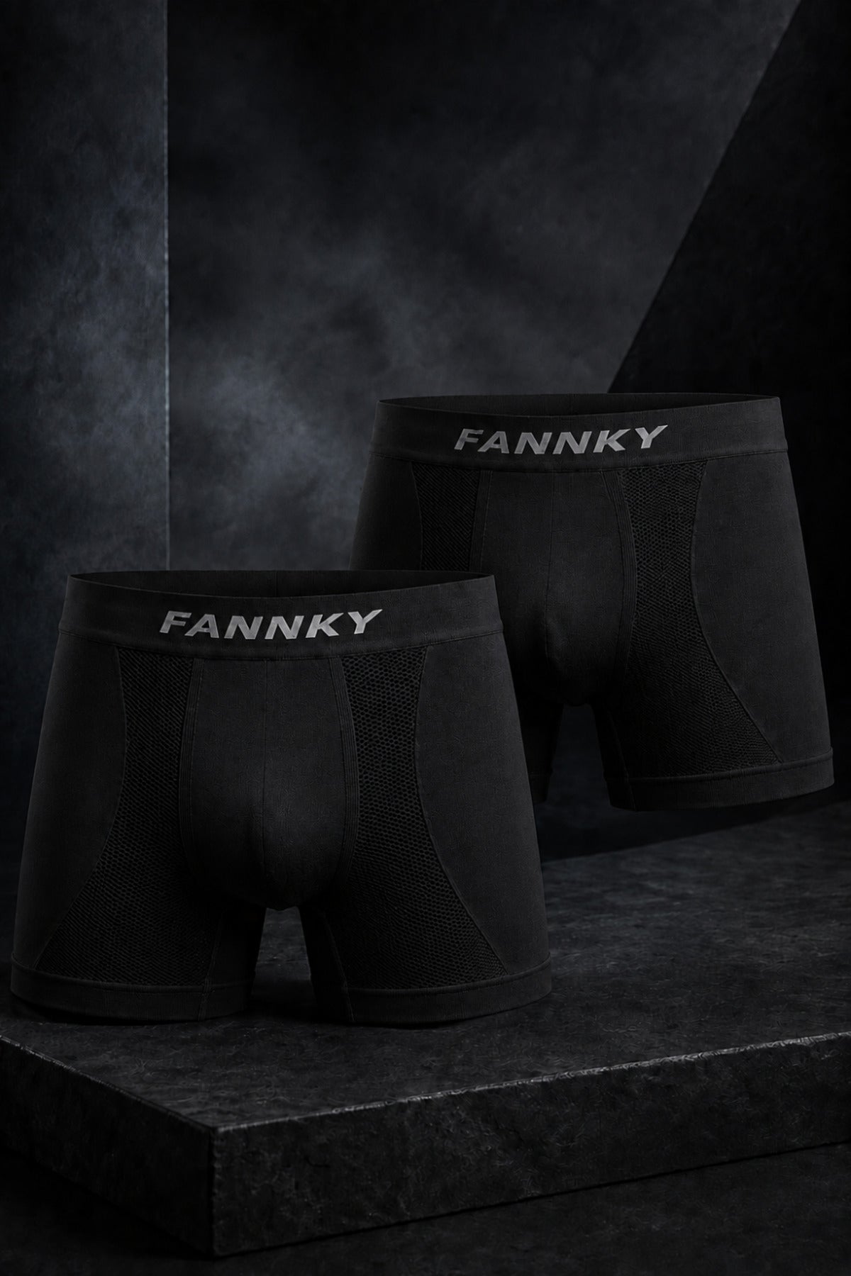 Erkek Rahat Esnek Seamless 2 Li Boxer