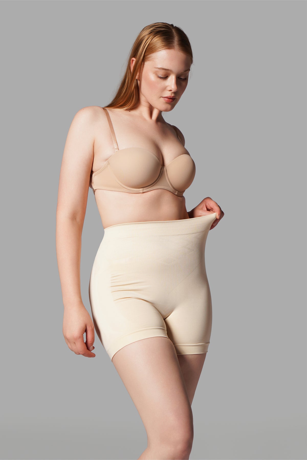 Push Up Seamless Dikişsiz Popo Şekillendirici Kısa Paçalı Korse 2064 -