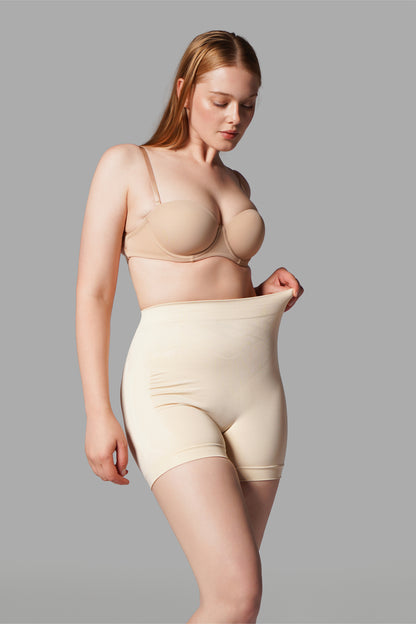 Push Up Seamless Dikişsiz Popo Şekillendirici Kısa Paçalı Korse 2064 -