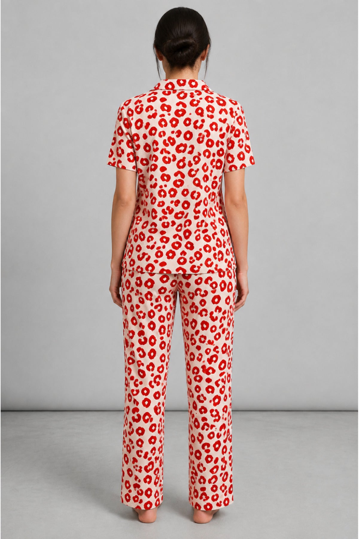 Kadın Kısa Kol Comfort Pijama Takımı 4725