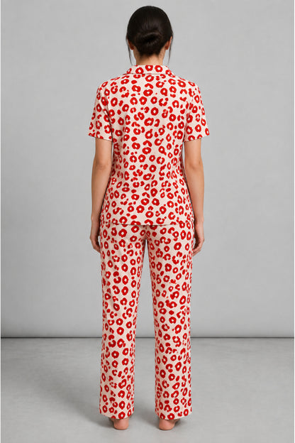 Kadın Kısa Kol Comfort Pijama Takımı 4725