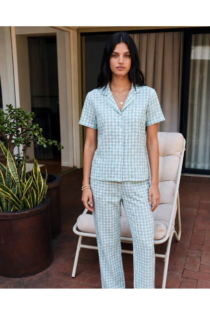 Viskon Karışım Homewear Pijama Takımı