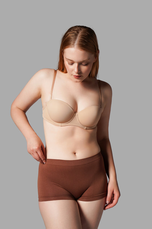 Kadın Boxer Toparlayıcı İz Yapmayan Seamless Örme Boxer 2001