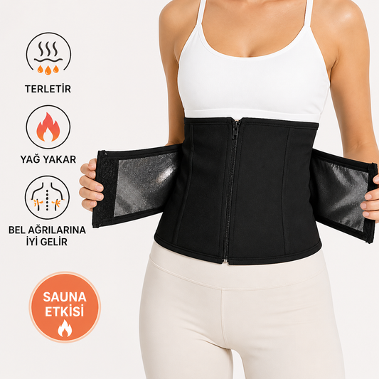 İnceltici ve Sıklaştırıcı Sauna Bel Korse