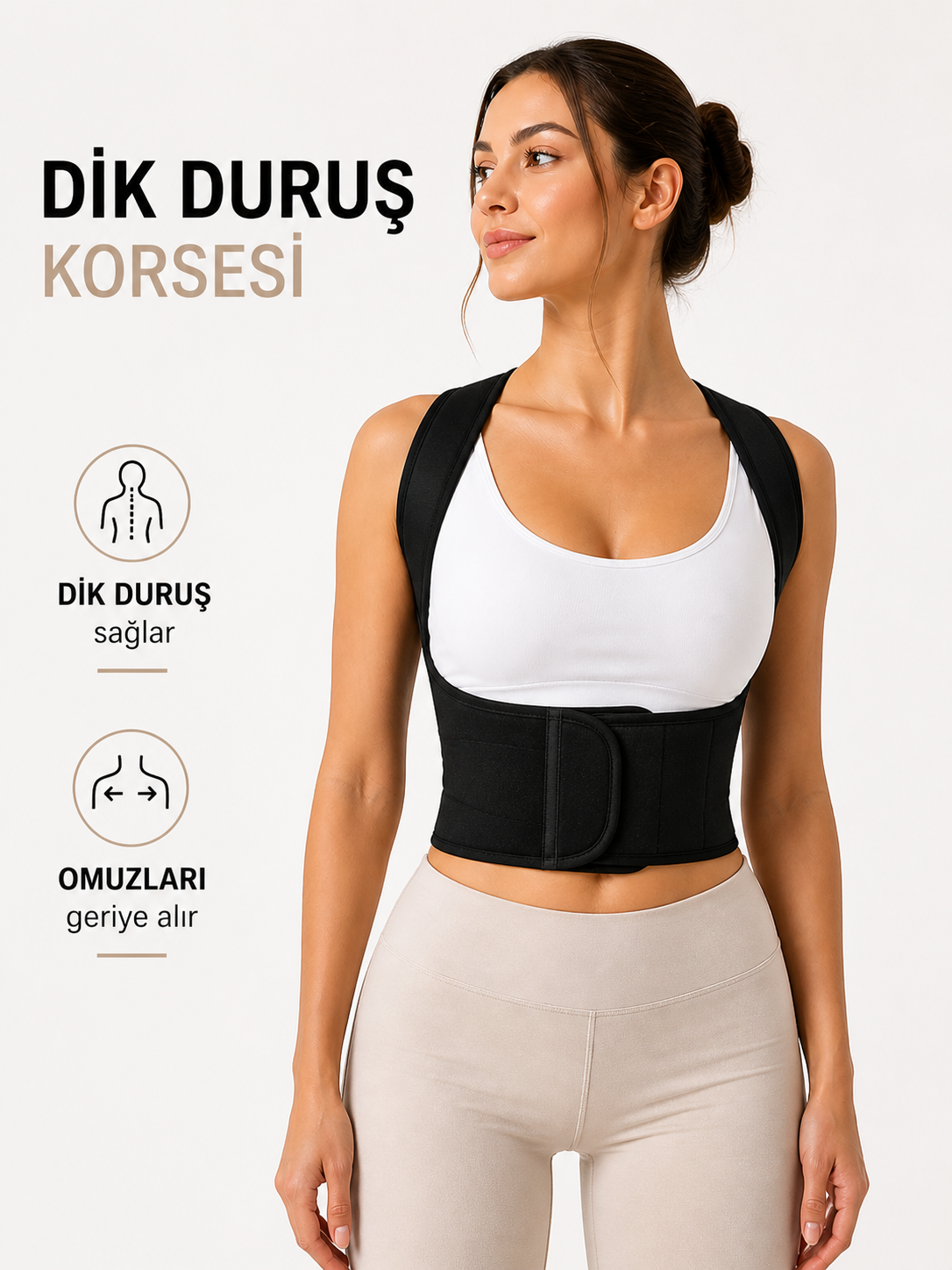 Ayarlanabilir Dik Duruş Korsesi