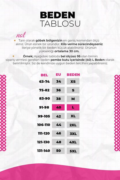 Karın Düzeltici Bel Toparlayıcı Kum Saati Görünümlü Lateks Korse 4423 Siyah