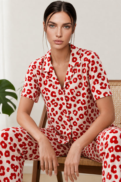 Kadın Kısa Kol Comfort Pijama Takımı 4725