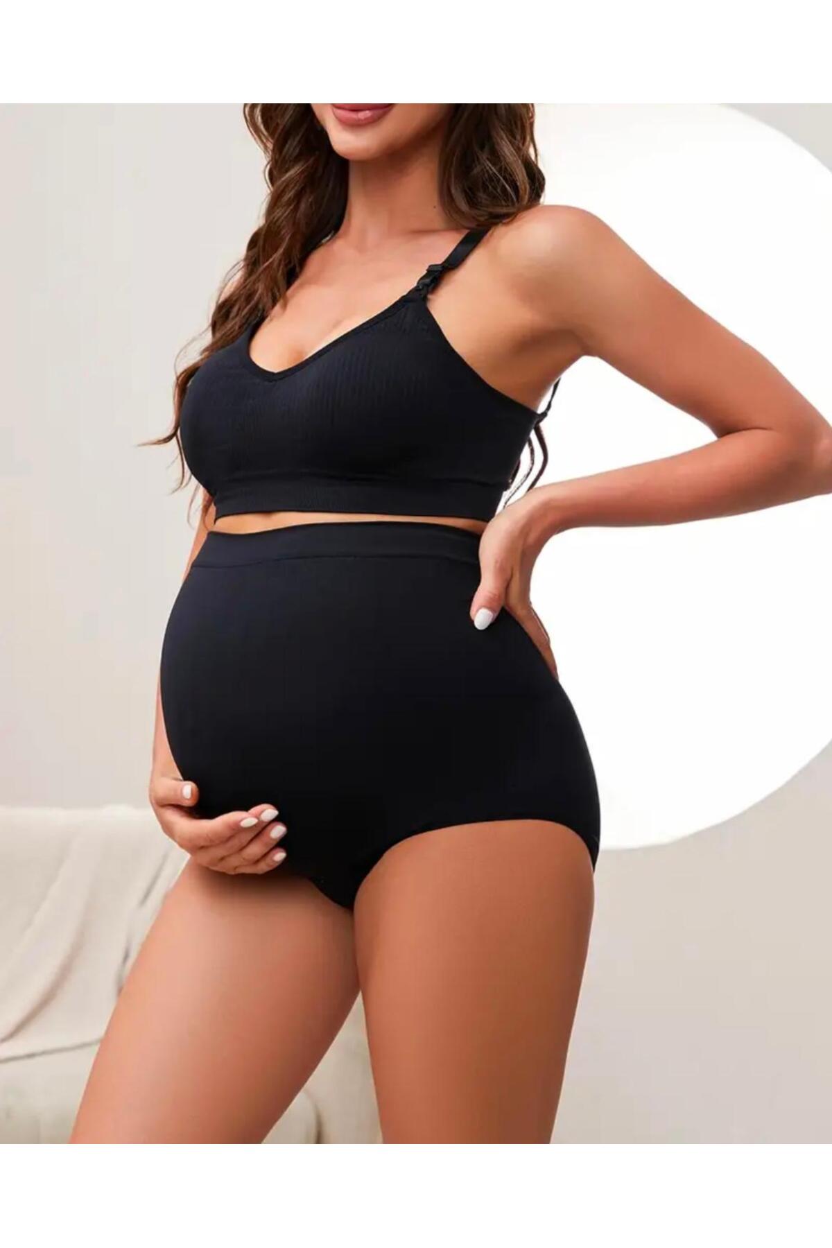 Hamile Slip Külot Hamile Lohusa Yüksek Bel Toparlayıcı Külot 1020
