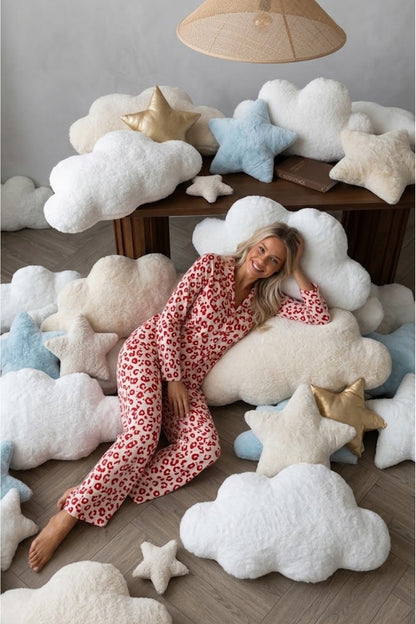 Kadın Düğmeli Uzun Uyku Ve Pijama Takımı