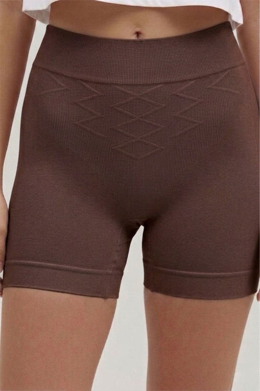 Push Up Seamless Dikişsiz Popo Şekillendirici Kısa Paçalı Korse 2064 -