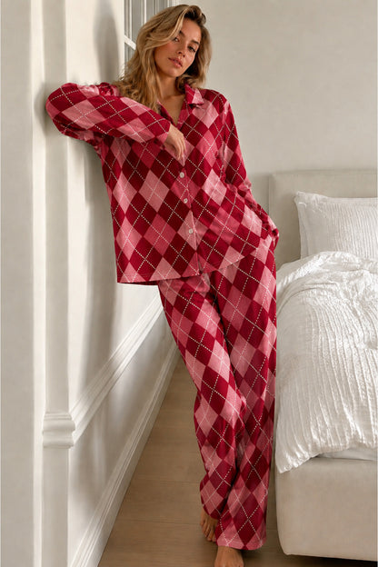 Kadın Bürümcük Tam Boy Pijama Takımı