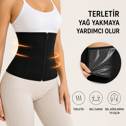 İnceltici ve Sıklaştırıcı Sauna Bel Korse