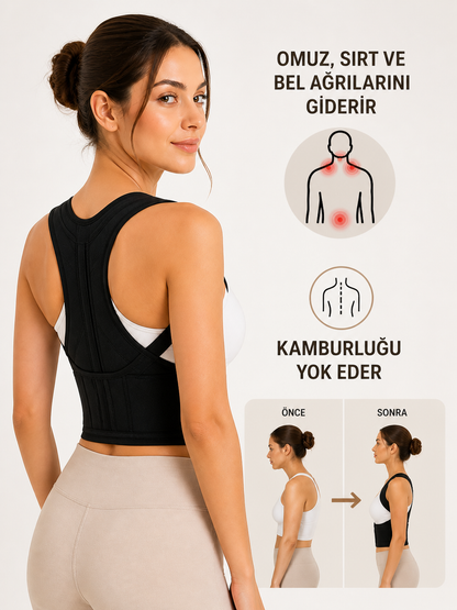 Ayarlanabilir Dik Duruş Korsesi