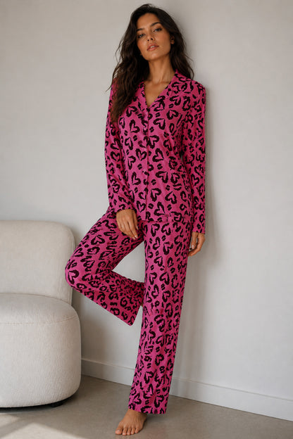 Kadın Uzun Kol Pamuklu Pijama Takımı