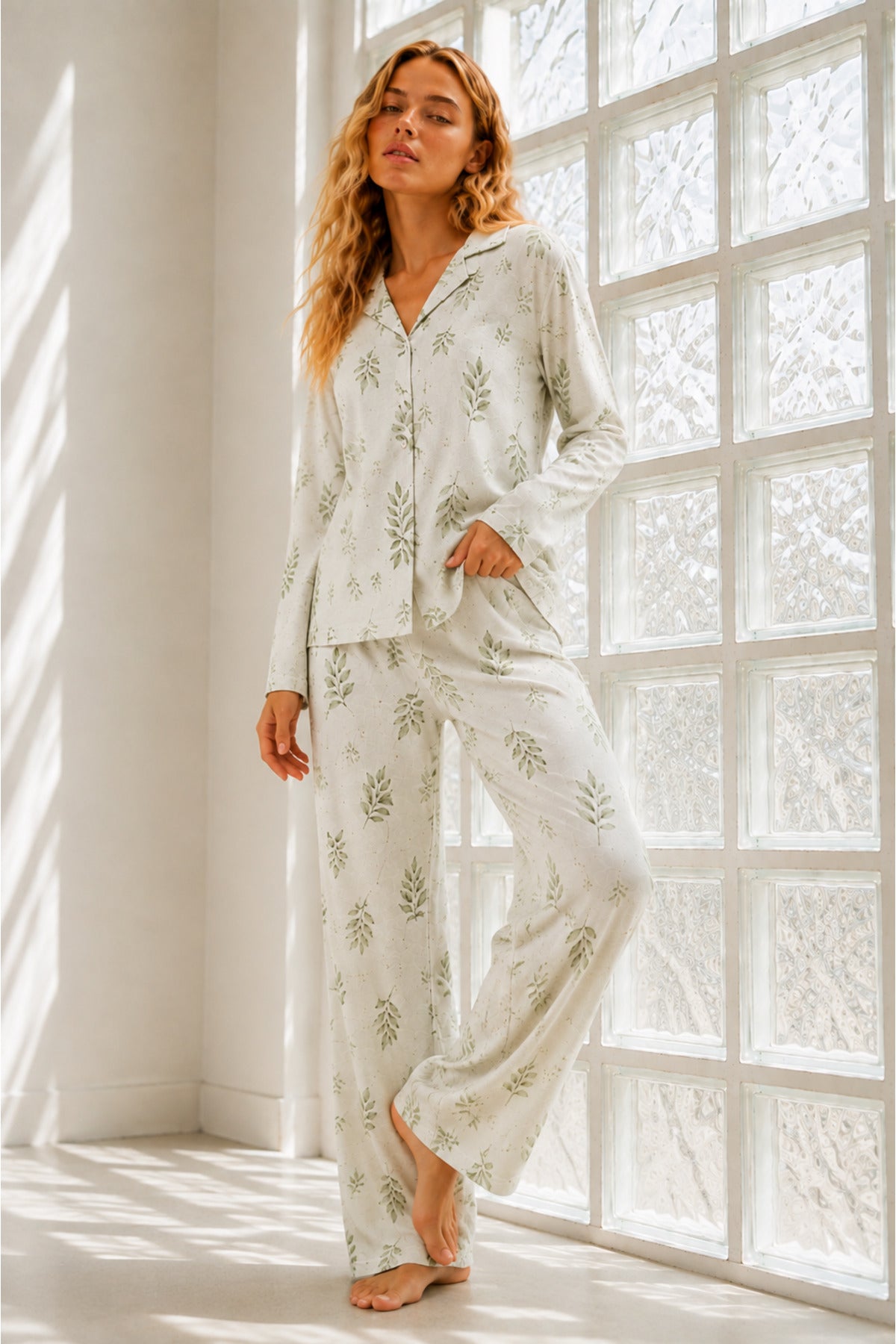 Kadın Regular Bürümcük Pijama Takımı