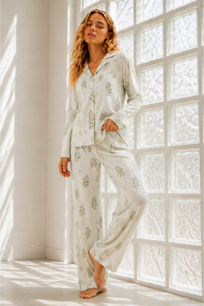 Kadın Regular Bürümcük Pijama Takımı