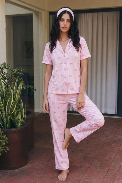 Viskon Karışım Homewear Pijama Takımı