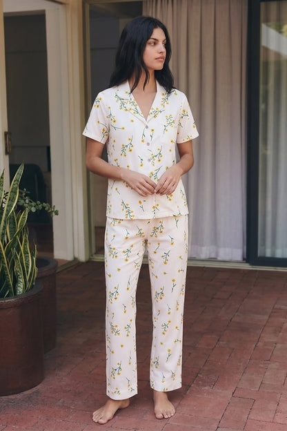 Viskon Karışım Homewear Pijama Takımı
