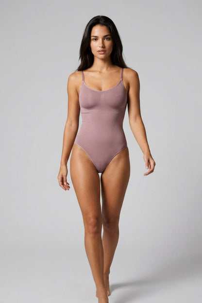 Kadın Kapsız Cırt Cırtlı Düz Desen Body
