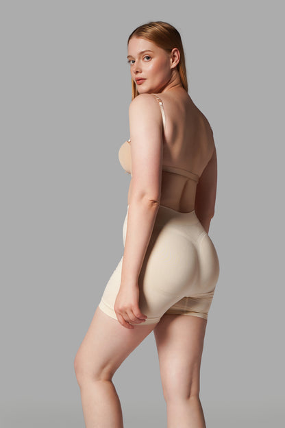 Push Up Seamless Dikişsiz Popo Şekillendirici Kısa Paçalı Korse 2064 -