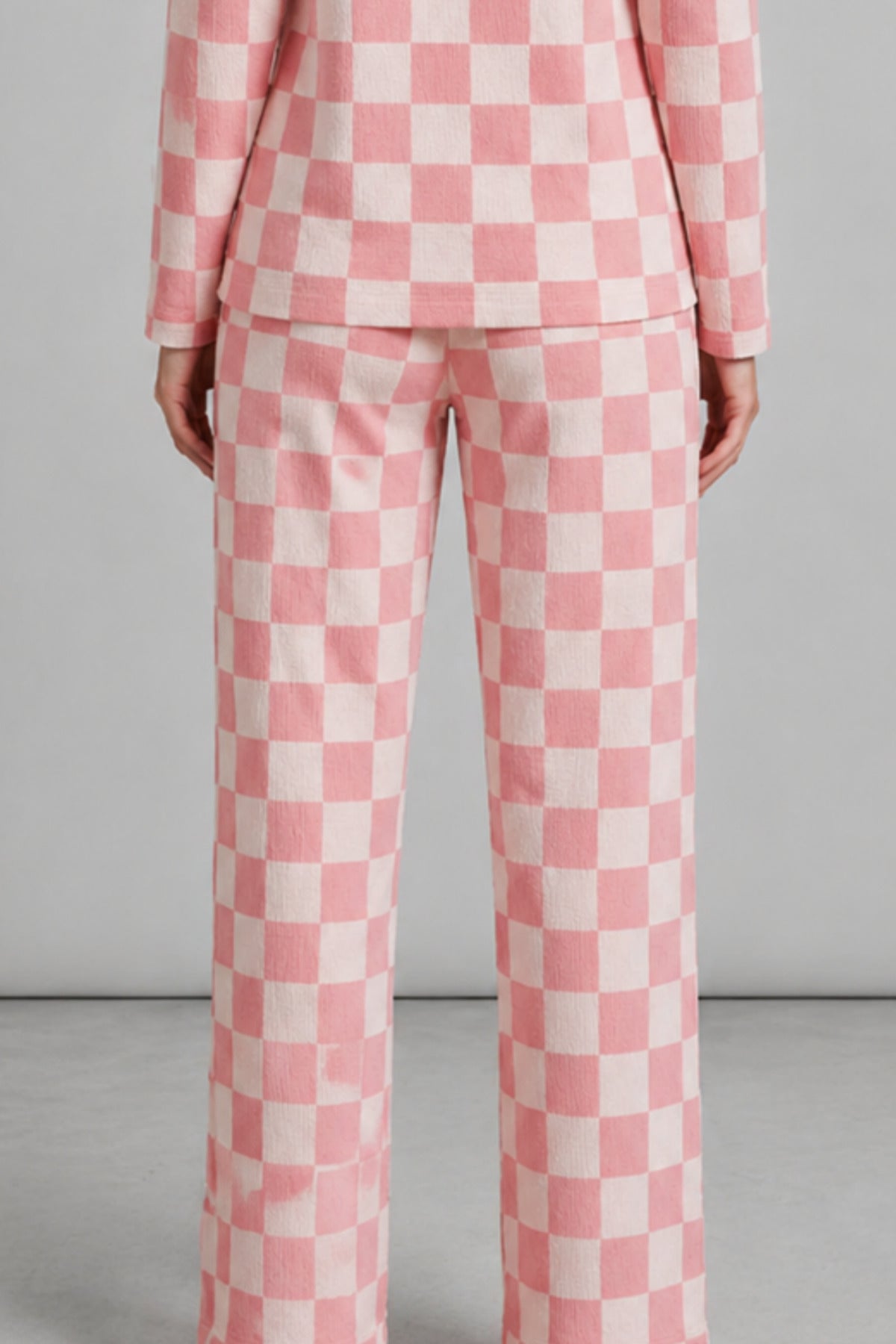 Kadın Çizgili Regular Fit Pijama Takımı 4691