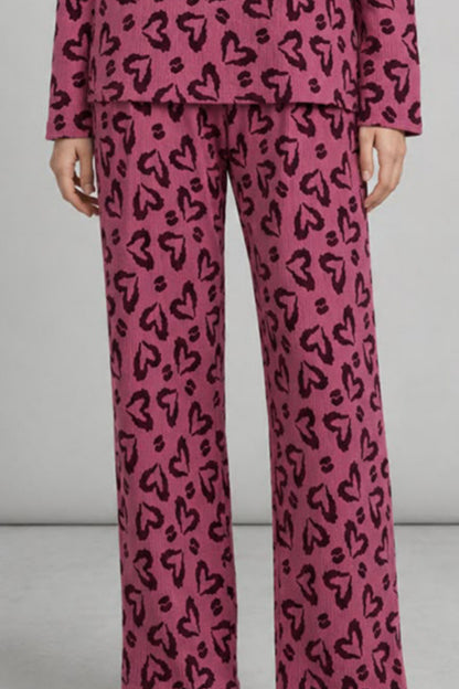 Kadın Çizgili Regular Fit Pijama Takımı 4691