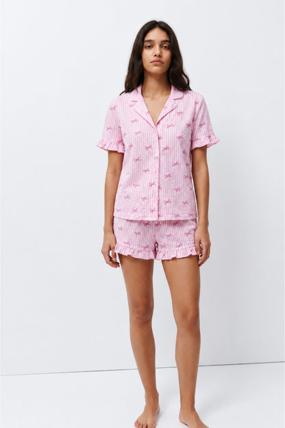 Kadın Desenli Trend Pijama Takımı