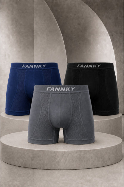 Erkek Casual Comfort Günlük 3 Lü Boxer
