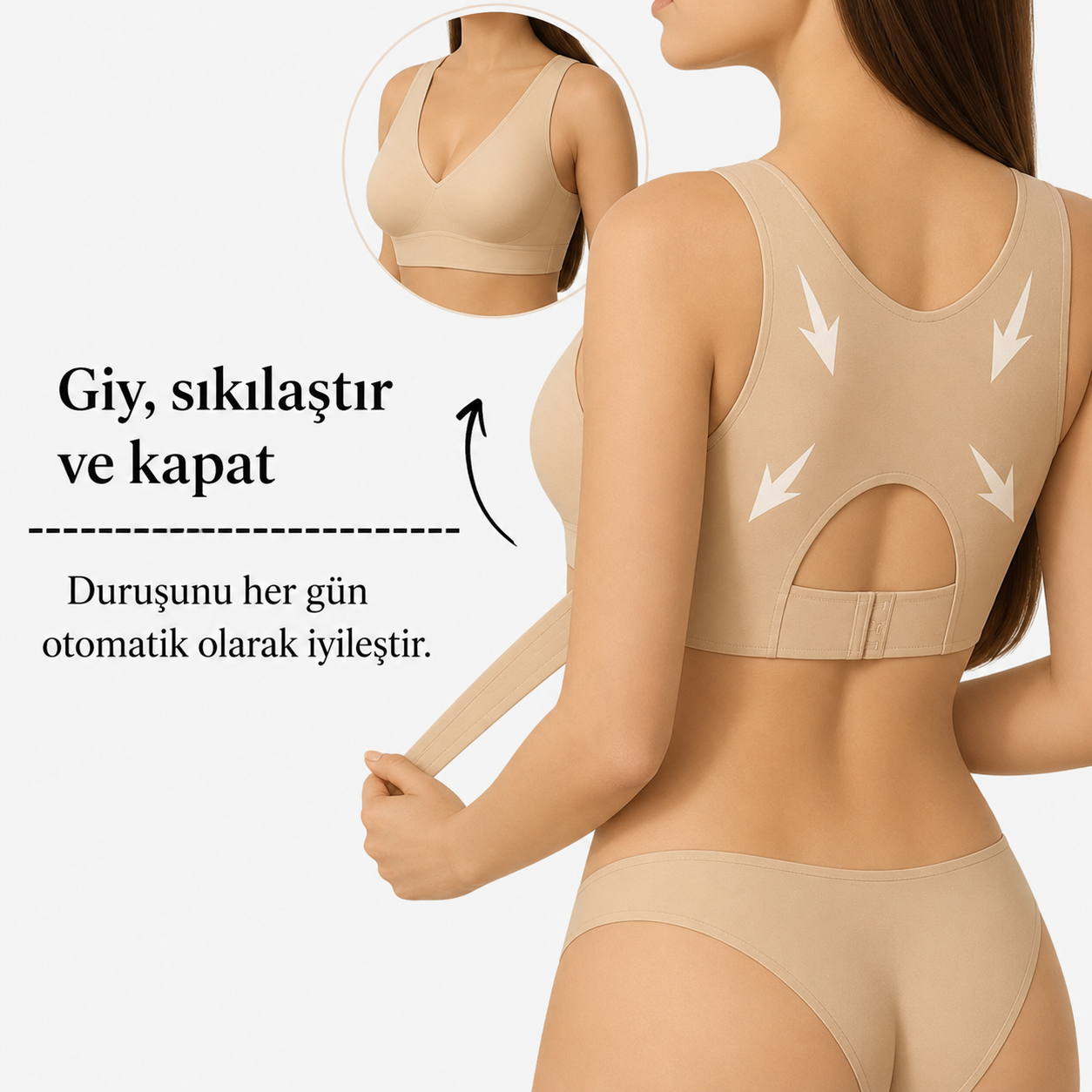 Dikduruş & Toparlayıcı Sütyen