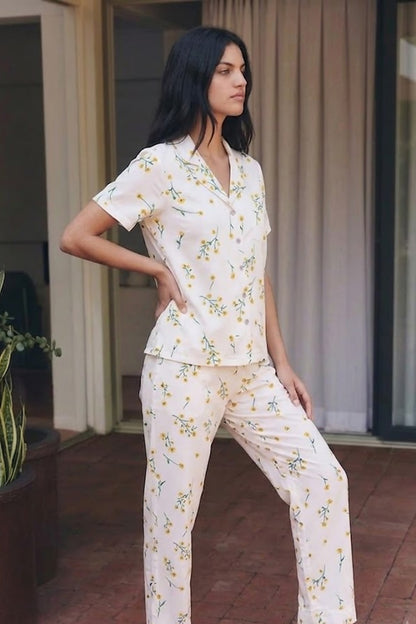 Viskon Karışım Homewear Pijama Takımı