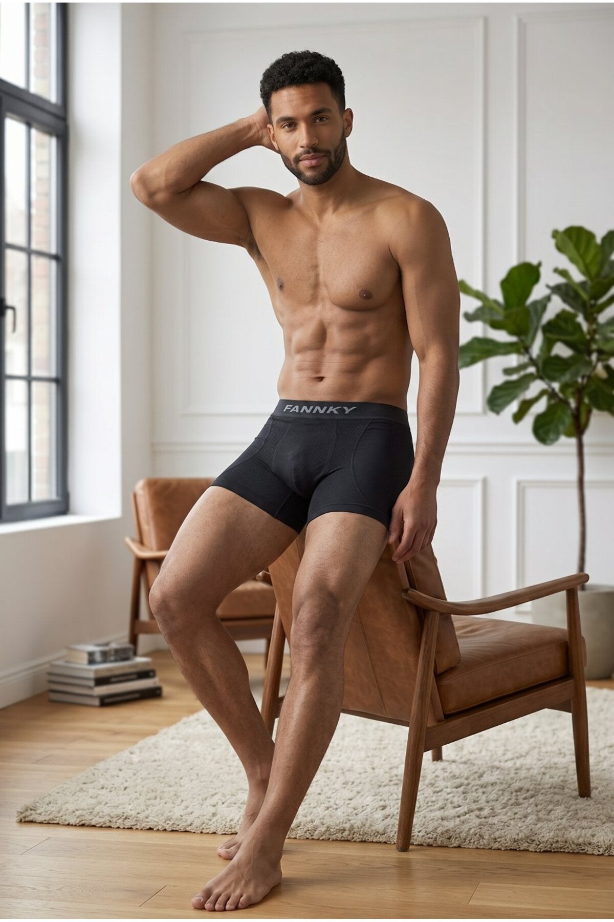 Erkek Rahat Esnek Seamless 3 Lü Boxer