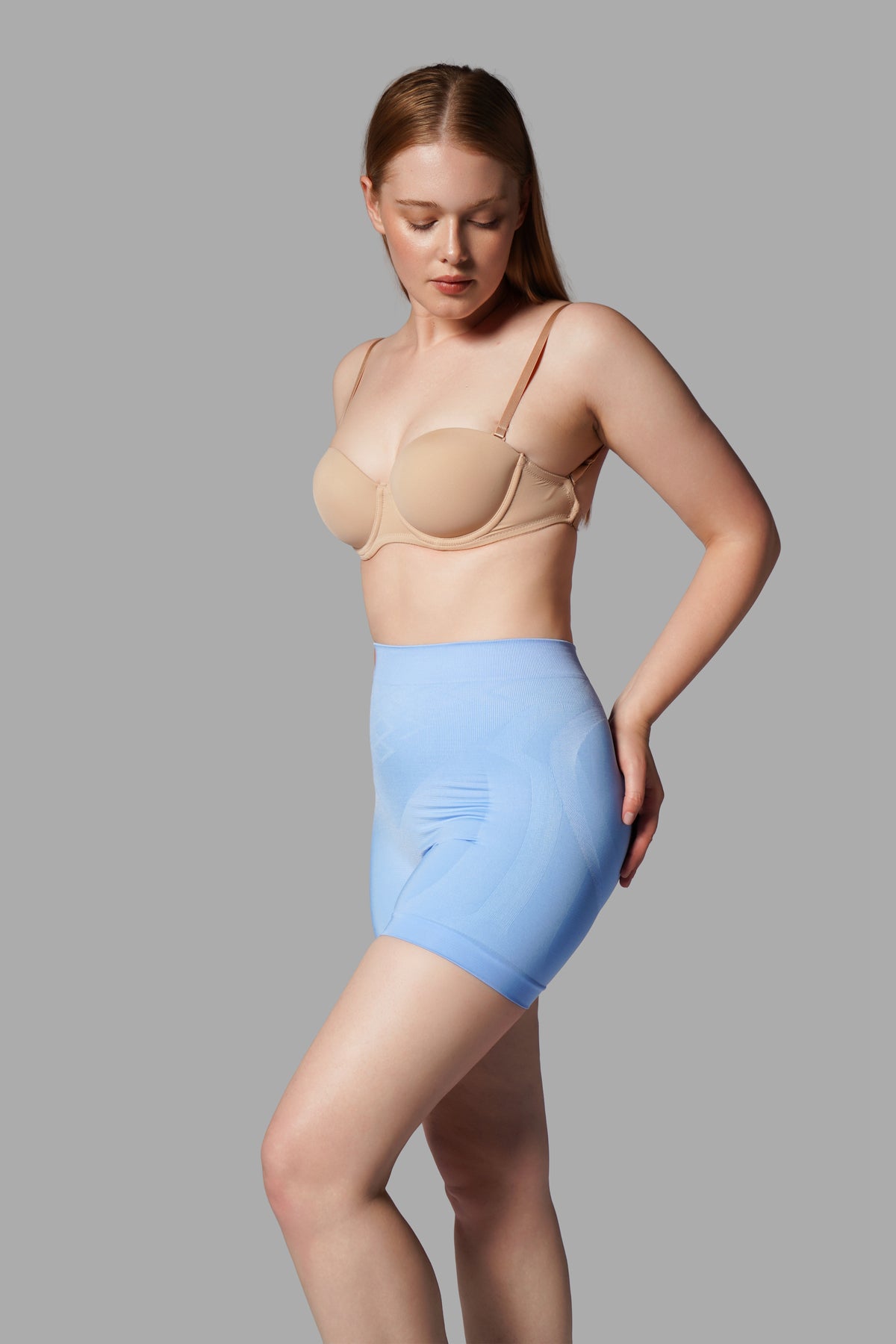 Push Up Seamless Dikişsiz Popo Şekillendirici Kısa Paçalı Korse 2064 -