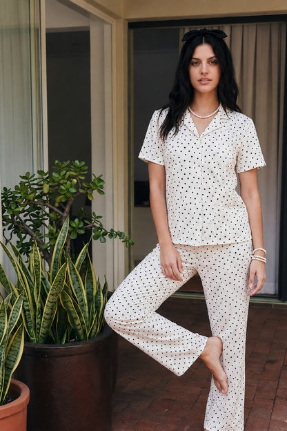 Viskon Karışım Homewear Pijama Takımı