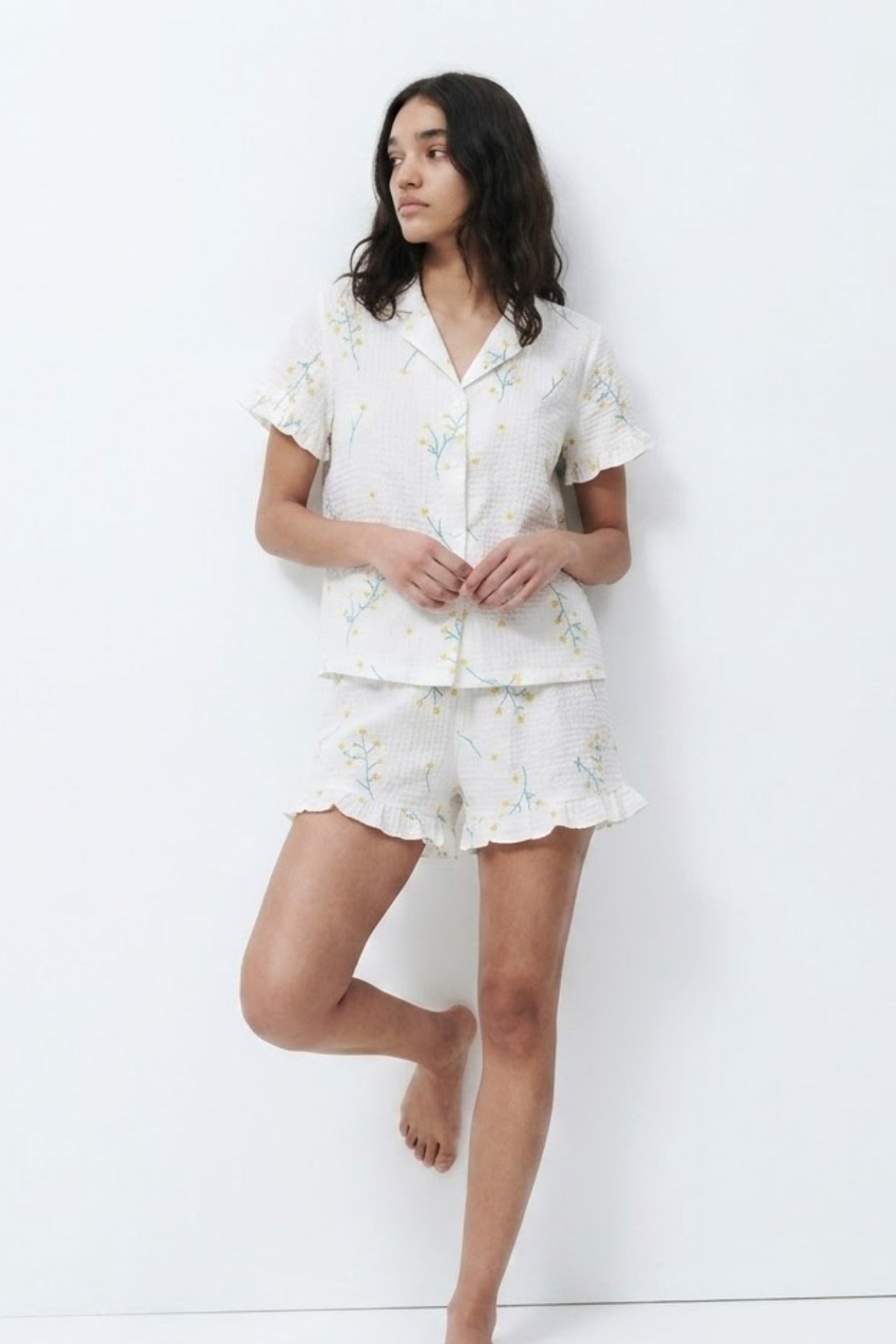 Kadın Desenli Trend Pijama Takımı