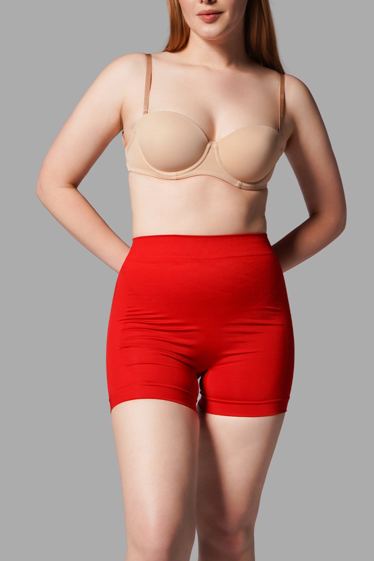 Push Up Seamless Dikişsiz Popo Şekillendirici Kısa Paçalı Korse 2064 -