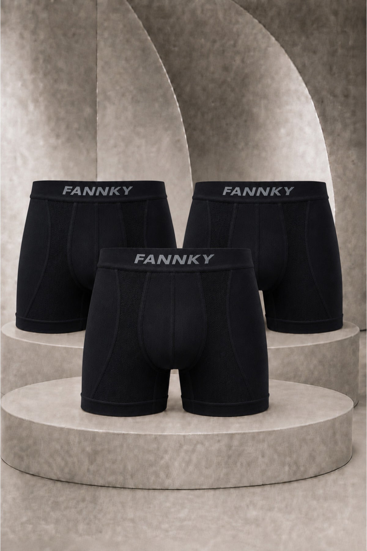 Erkek Casual Comfort Günlük 3 Lü Boxer