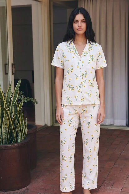 Viskon Karışım Homewear Pijama Takımı