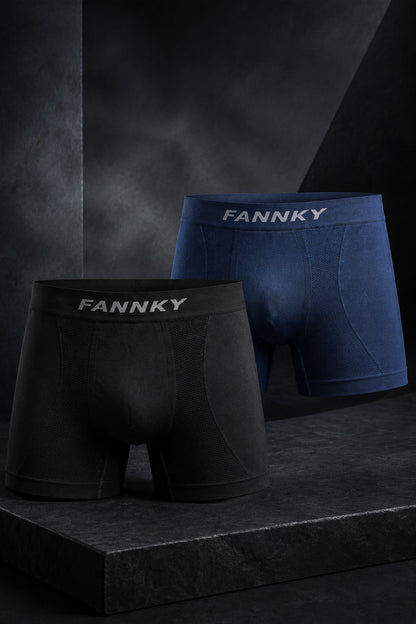 Erkek Rahat Esnek Seamless 2 Li Boxer
