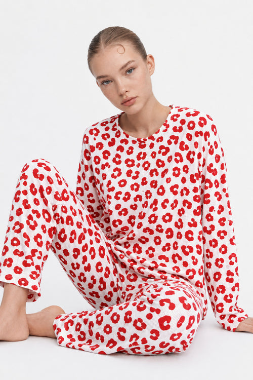 Kadın Comfort Esnek Pijama Takımı 4686