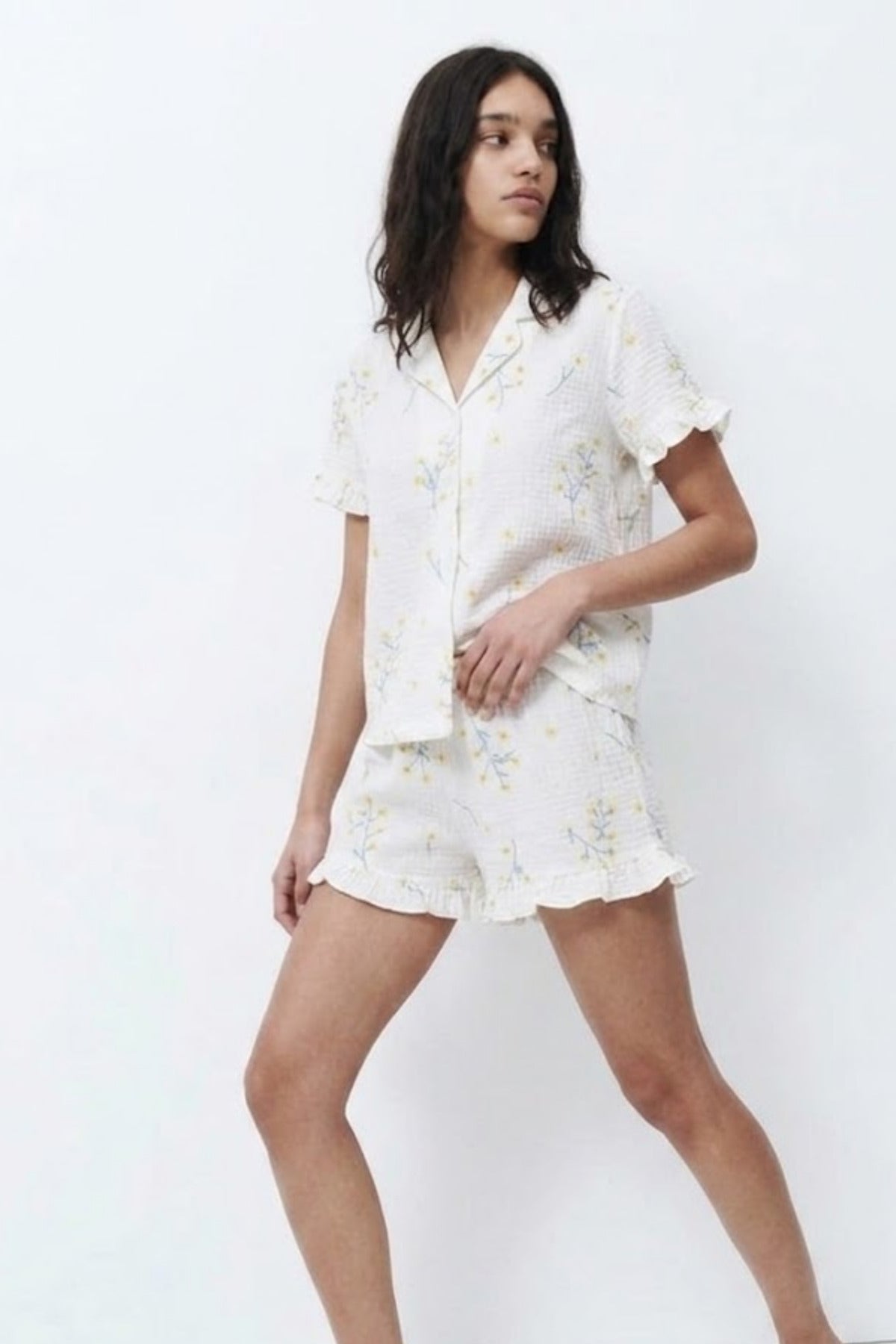 Kadın Desenli Trend Pijama Takımı