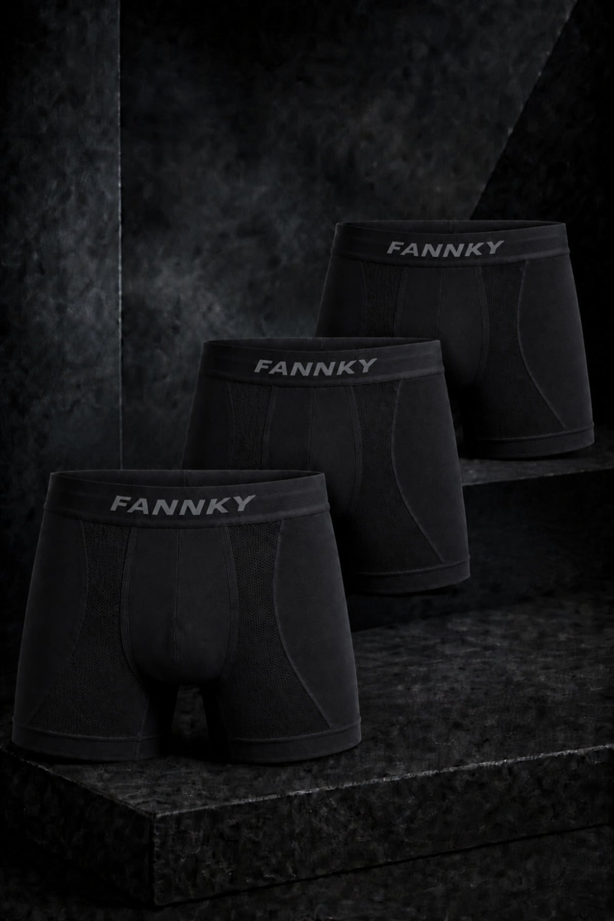 Erkek Rahat Esnek Seamless 3 Lü Boxer