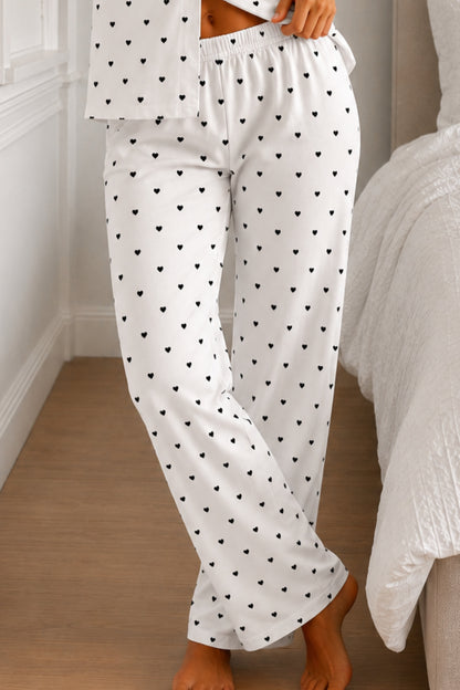 Kadın Loose Kalıp Pamuklu Pijama Takımı
