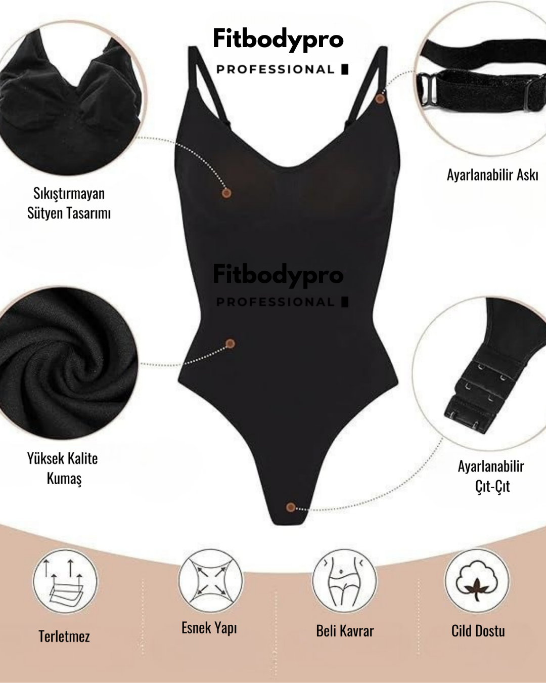 Fitbodypro - Toparlayıcı Korse