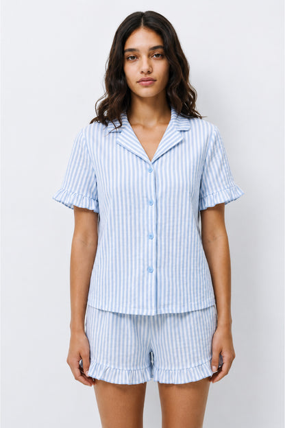 Kadın Desenli Trend Pijama Takımı