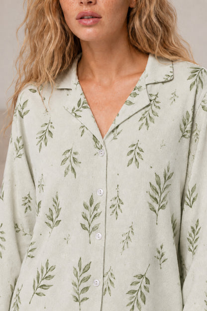 Kadın Casual Esnek Bol Pijama Takımı 4672