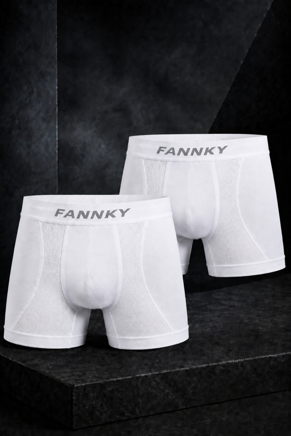 Erkek Rahat Esnek Seamless 2 Li Boxer