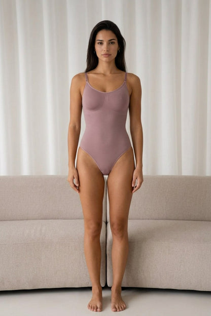 Kadın Kapsız Cırt Cırtlı Düz Desen Body